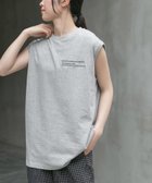 【アーバンリサーチ ドアーズ/URBAN RESEARCH DOORS】のFORK SPOON エンブロイダリーノースリーブTシャツ TOPGRAY|ID: prp329100004792409 ipo3291000000034772646