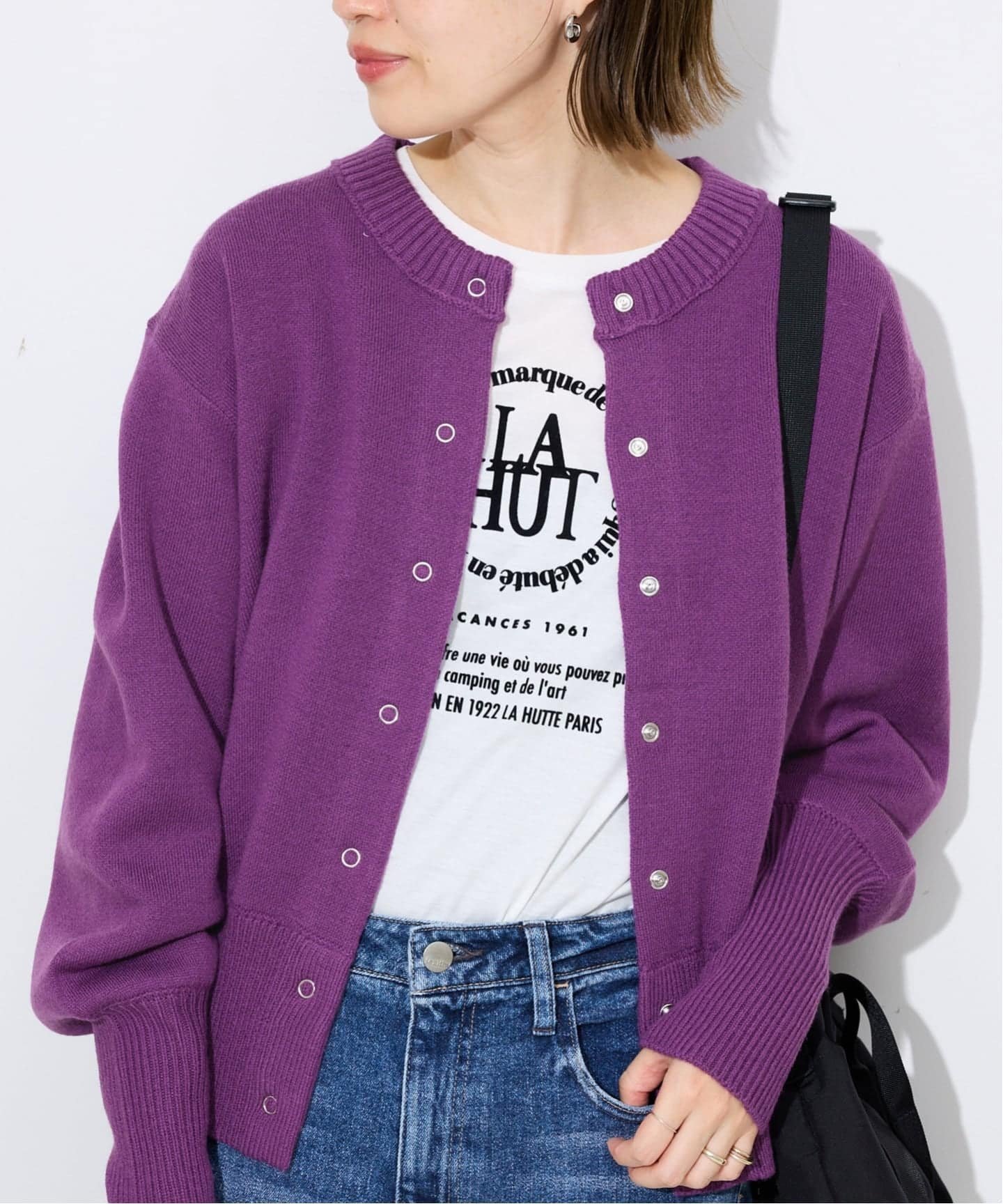 【スローブ イエナ/SLOBE IENA】のジャガードニットカーディガン インテリア・キッズ・メンズ・レディースファッション・服の通販 founy(ファニー) ファッション Fashion レディースファッション Fashion for Women トップス・カットソー Cut & Sew Tops ニット Knit Tops & Sweaters カーディガン・羽織り Layered Style Cardigans 2025年 2025 2025-2026秋冬・A/W Autumn/Winter 2025–26 AW25–26 おすすめ Recommended / Our Picks カーディガン Cardigan, Knitwear コンパクト Compact, Small Size スウェット / スエット Sweatshirt, Sweatwear トレンド Trend, Trending Now ドット Polka Dot, Dot Pattern パープル Purple, Violet フェミニン Feminine, Girly フロント Front, Front Design ベーシック Basic, Essential ボトム Bottoms, Lower Wear ワイド Wide, Wide Fit パープル C|ID: prp329100004792419 ipo3291000000034949088