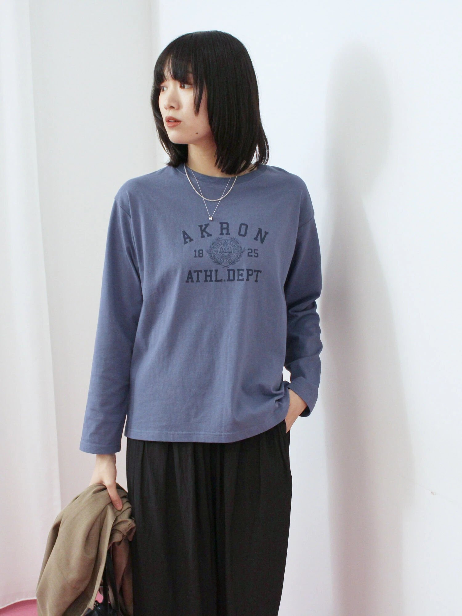 【サマンサモスモス/Samansa Mos2】のアソートプリントロンT インテリア・キッズ・メンズ・レディースファッション・服の通販 founy(ファニー) ファッション Fashion レディースファッション Fashion for Women トップス・カットソー Cut & Sew Tops ロングTシャツ・Tシャツ Longline T-Shirts & Tees フロント Front, Front Design ベーシック Basic, Essential ロング Long, Long-Length ブルー|ID: prp329100004792423 ipo3291000000034772722