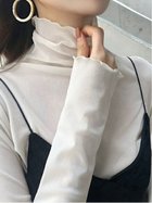 【ドゥーベル/Doux Belle】の【Doux Belle】冬新作 シースルートップス ホワイト|ID: prp329100004792429 ipo3291000000034950994