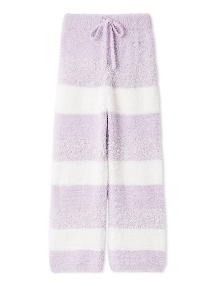 【ジェラート ピケ/gelato pique】のジェラート3ボーダーロングパンツ インテリア・キッズ・メンズ・レディースファッション・服の通販 founy(ファニー) 　ファッション　Fashion　レディースファッション　Fashion for Women　パンツ　Pants & Trousers　おすすめ　Recommended / Our Picks　グラデーション　Gradient, Ombre　スマート　Smart, Elegant　ボーダー　Border, Stripe　モチーフ　Motif, Design Theme　ラベンダー　Lavender　ロング　Long, Long-Length　ワッフル　Waffle, Waffle Knit　定番　Standard, Basic Item　LAV[071]|ID: prp329100004792451 ipo3291000000034827574