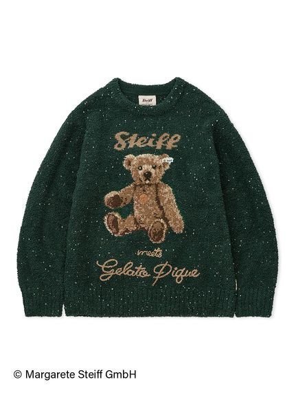 【ジェラート ピケ/gelato pique】の【Steiff】パウダーネップジャガードプルオーバー インテリア・キッズ・メンズ・レディースファッション・服の通販 founy(ファニー) 　ファッション　Fashion　レディースファッション　Fashion for Women　トップス・カットソー　Cut & Sew Tops　カジュアルプルオーバー・ニットトップス　Pullovers & Knit Tops / Casual Pullovers　スマート　Smart, Elegant　ネップ　Nepp, Slub Yarn　パウダー　Powder, Soft Tone　フロント　Front, Front Design　メンズ　Men's, Menswear　ロング　Long, Long-Length　クリスマス X'mas　Christmas / X'mas　GRN[024]|ID: prp329100004792460 ipo3291000000034773014