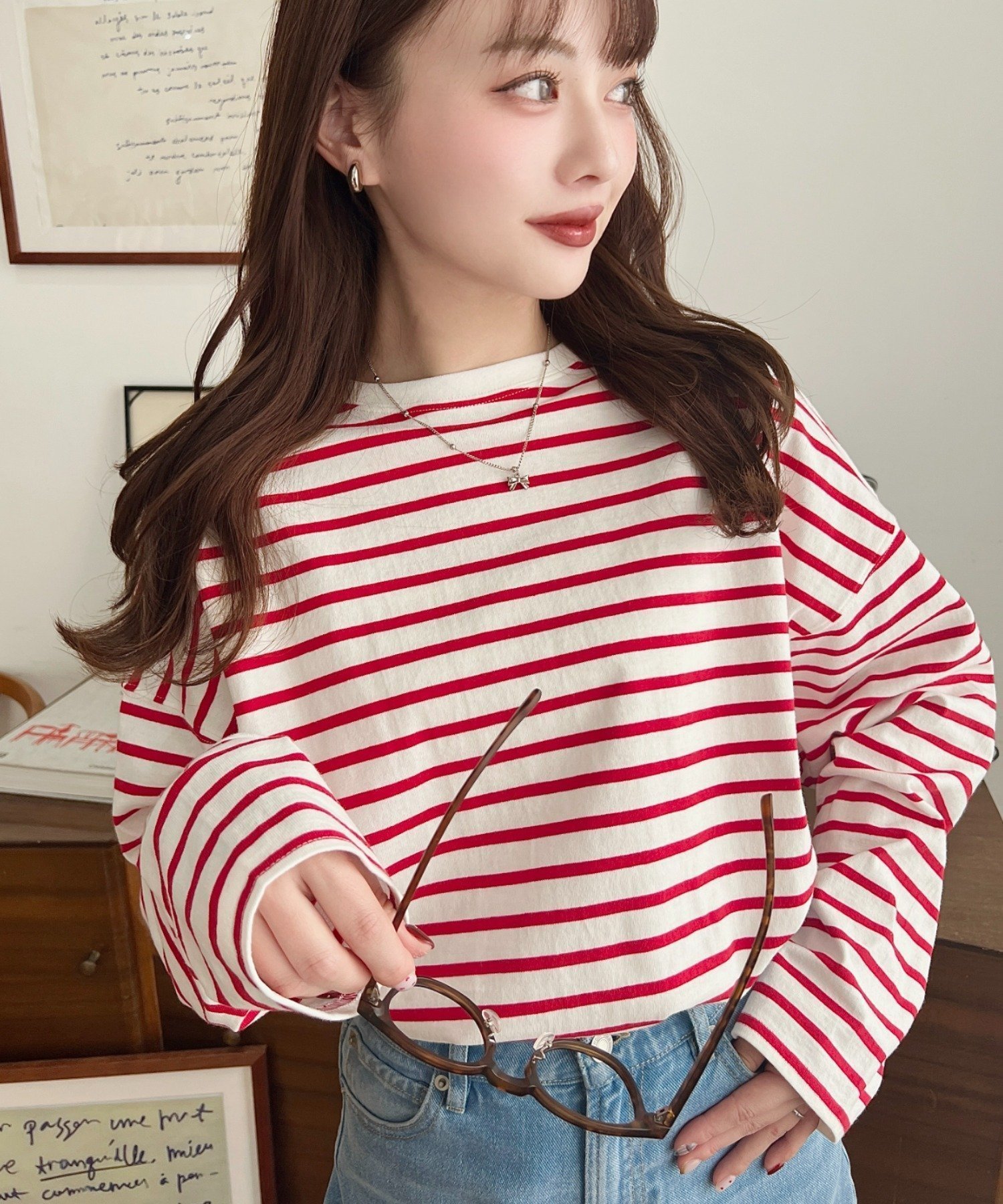 【モーメントプラス/moment+ / MEN】の綿100%無地 ボーダー.オーバーサイズロングスリーブTシャツ インテリア・キッズ・メンズ・レディースファッション・服の通販 founy(ファニー) ファッション Fashion メンズファッション Fashion for Men ショート Short, Short Length スラックス Slacks, Dress Pants スリーブ Sleeve, Long Sleeve / Short Sleeve デニム Denim, Jeans Material トレンド Trend, Trending Now 定番 Standard, Basic Item ベーシック Basic, Essential ボーダー Border, Stripe ミニスカート Mini Skirt, Short Skirt 無地 Plain, Solid Color ロング Long, Long-Length 再入荷 Restock / Back in Stock プチプライス・低価格 Affordable / Budget Price レッド|ID: prp329100004792469 ipo3291000000034773085