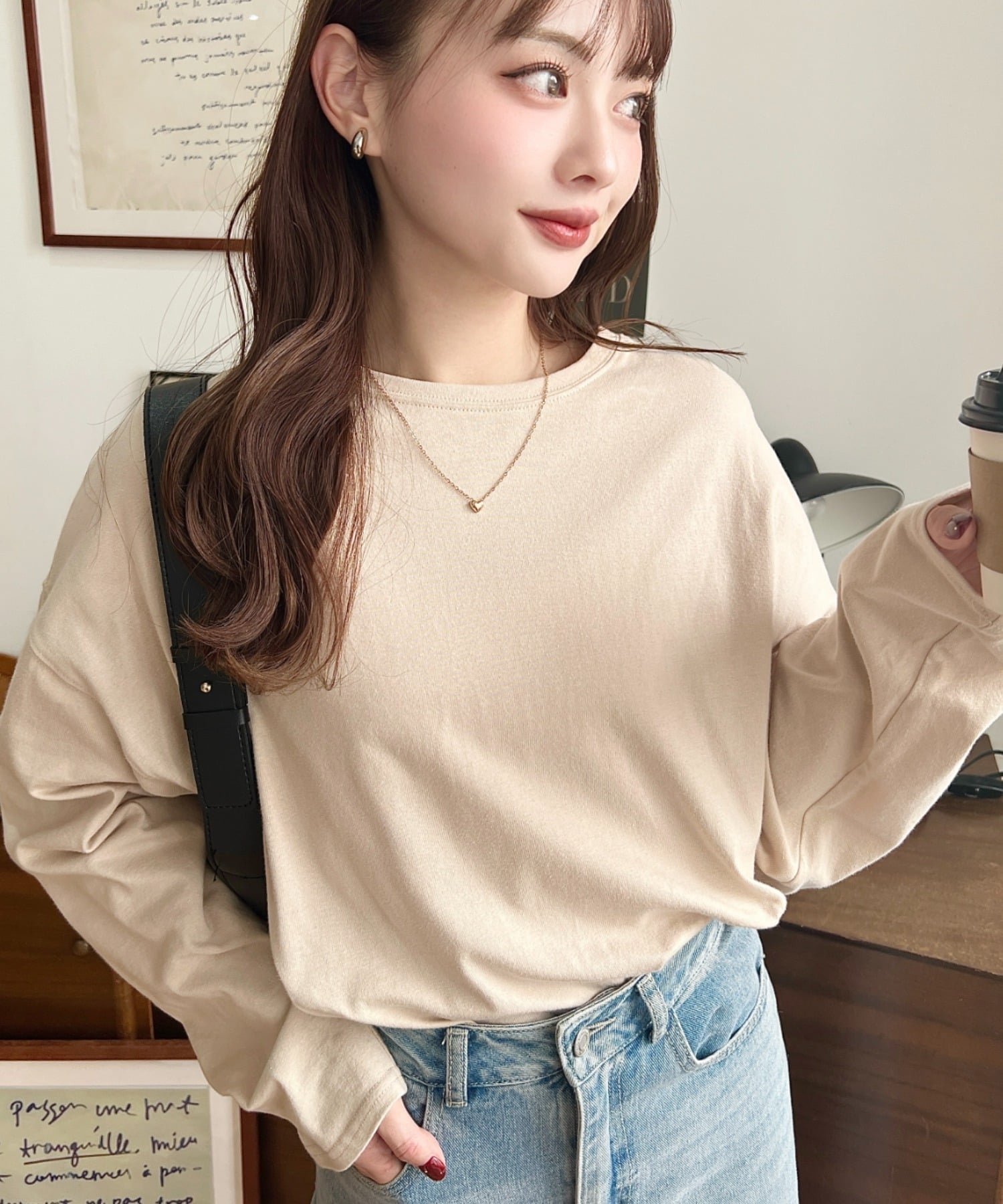 【モーメントプラス/moment+ / MEN】の綿100%無地 ボーダー.オーバーサイズロングスリーブTシャツ インテリア・キッズ・メンズ・レディースファッション・服の通販 founy(ファニー) ファッション Fashion メンズファッション Fashion for Men ショート Short, Short Length スラックス Slacks, Dress Pants スリーブ Sleeve, Long Sleeve / Short Sleeve デニム Denim, Jeans Material トレンド Trend, Trending Now 定番 Standard, Basic Item ベーシック Basic, Essential ボーダー Border, Stripe ミニスカート Mini Skirt, Short Skirt 無地 Plain, Solid Color ロング Long, Long-Length 再入荷 Restock / Back in Stock プチプライス・低価格 Affordable / Budget Price ベージュ|ID: prp329100004792469 ipo3291000000034773099