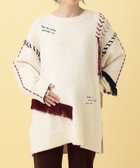 【レプシィム ローリーズファーム/LEPSIM LOWRYS FARM】の【産前・産後対応】マタニティ/ステッチ刺繍ニット ナチュラル08|ID: prp329100004792478 ipo3291000000034773143