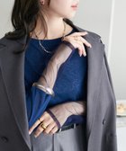 【ディスコート/Discoat】の【新色追加!/全16色展開】シアー袖切替プルオーバー≪WEB限定カラーあり≫ ネイビー|ID: prp329100004792480 ipo3291000000034773174