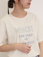 【サマンサモスモス/Samansa Mos2】のリサイクルコットン 柄アソートTシャツ キナリ|ID: prp329100004792489 ipo3291000000034773268