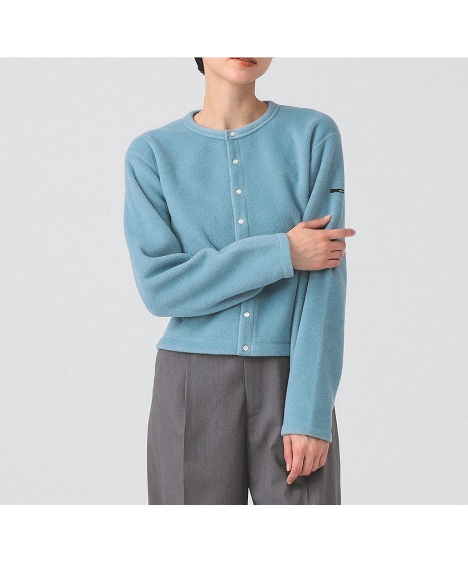 【ビームス ウイメン/BEAMS】のORCIVAL / フリース クルーネック カーディガン インテリア・キッズ・メンズ・レディースファッション・服の通販 founy(ファニー) ファッション Fashion レディースファッション Fashion for Women トップス・カットソー Cut & Sew Tops カーディガン・羽織り Layered Style Cardigans インナー Innerwear 秋 Autumn カーディガン Cardigan, Knitwear デニム Denim, Jeans Material 定番 Standard, Basic Item 人気 Popular, Best Seller パール Pearl, Pearl Accent フランス France, French フリル Frill, Ruffle ボーダー Border, Stripe 羽織 Haori, Light Jacket 冬 Winter / This Winter おすすめ Recommended / Our Picks エレガント 上品 Elegant SAX|ID: prp329100004792491 ipo3291000000034773277