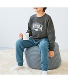 【デビロック/devirock / KIDS】のボーイズ やわらかキルト パジャマ パジャマ 長袖パジャマ ルームウェア 長袖 25AW 002-ロゴ-アッシュブルー|ID: prp329100004792492 ipo3291000000034773280