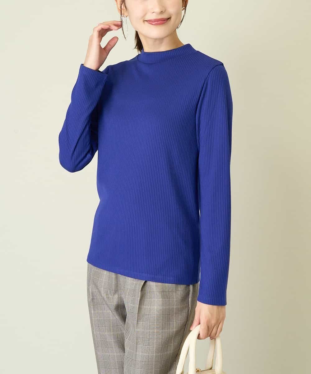 【アー ヴェー ヴェー/a.v.v】のプチハイネックリブトップス インテリア・キッズ・メンズ・レディースファッション・服の通販 founy(ファニー) ファッション Fashion レディースファッション Fashion for Women トップス・カットソー Cut & Sew Tops インナー Innerwear コンパクト Compact, Small Size シンプル Simple, Minimal フレア Flare, Flared ワイド Wide, Wide Fit A/W・秋冬 Autumn/Winter 再入荷 Restock / Back in Stock エレガント 上品 Elegant ブルー|ID: prp329100004792504 ipo3291000000034773373