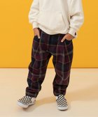 【エフオー オンラインストア/F.O.Online Store / KIDS】のあったか裏起毛ワイドタックパンツ 10分丈 ワインレッド|ID: prp329100004792514 ipo3291000000034773470