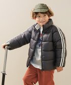 【デビロック/devirock / KIDS】の洗える ファイバーダウン えらべるフード デザイン 中綿ジャケット アウター 25AW 061-スタンドLN-ブラック|ID: prp329100004792521 ipo3291000000034773573