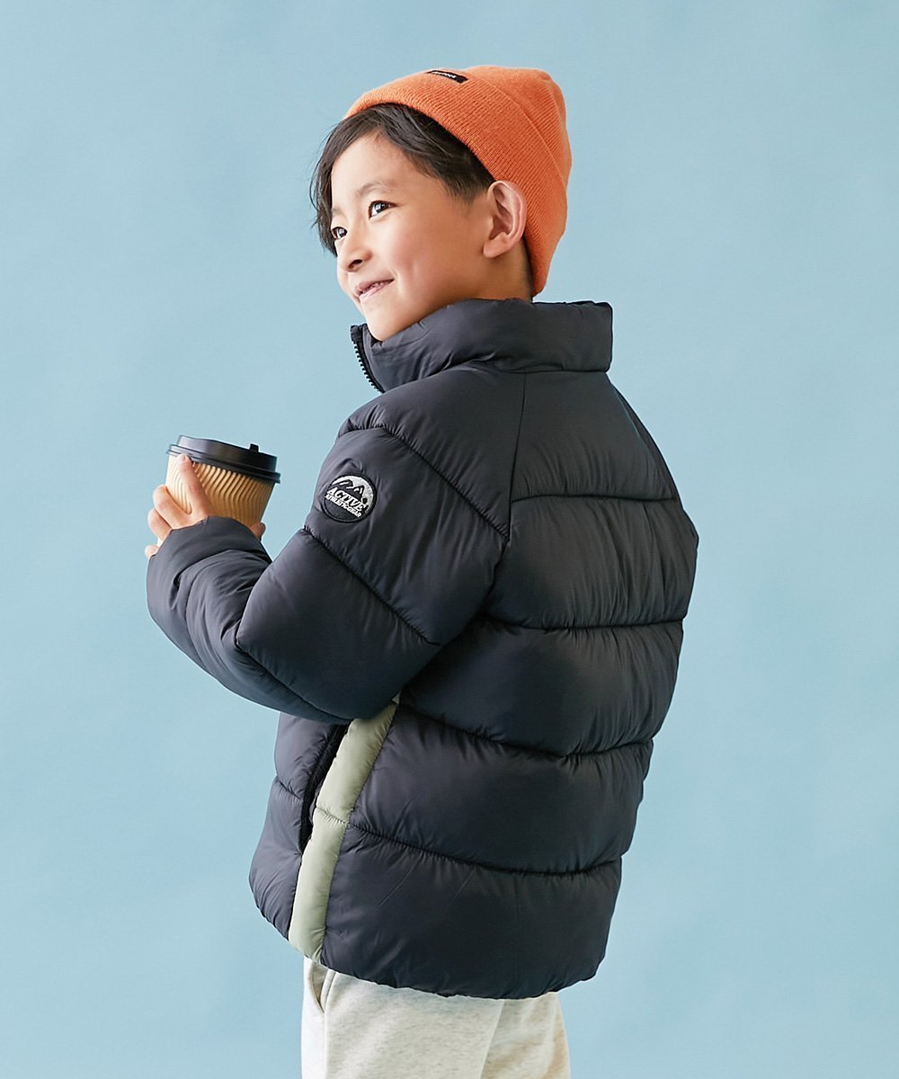 【デビロック/devirock / KIDS】の洗える ファイバーダウン えらべるフード デザイン 中綿ジャケット アウター 25AW インテリア・キッズ・メンズ・レディースファッション・服の通販 founy(ファニー) ファッション Fashion キッズファッション Fashion for Kids アウター Coat Outerwear /Kids 洗える Machine Washable シンプル Simple, Minimal ジャケット Jacket, Outerwear タフタ Taffeta, Structured Fabric ダウン Down, Puffer ポケット Pocket, Pocket Detail 冬 Winter / This Winter 2025年 2025 2025-2026秋冬・A/W Autumn/Winter 2025–26 AW25–26 041-スタンドWP-ブラック|ID: prp329100004792521 ipo3291000000034773574