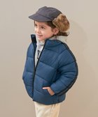 【デビロック/devirock / KIDS】の洗える ファイバーダウン えらべるフード デザイン 中綿ジャケット アウター 25AW 062-スタンドLN-アビスブルー|ID: prp329100004792521 ipo3291000000034773578