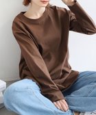 【アンドミー/andme】の汗染み防止加工 USAコットン 長袖 Tシャツ ブラウン|ID: prp329100004792524 ipo3291000000034773611