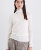 【インディヴィ/INDIVI】の【洗える/薄手/ラメ】シアーラメニット オフホワイト|ID: prp329100004792525 ipo3291000000034773602