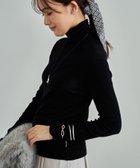 【インディヴィ/INDIVI】の【洗える/薄手/ラメ】シアーラメニット ブラック|ID: prp329100004792525 ipo3291000000034773604