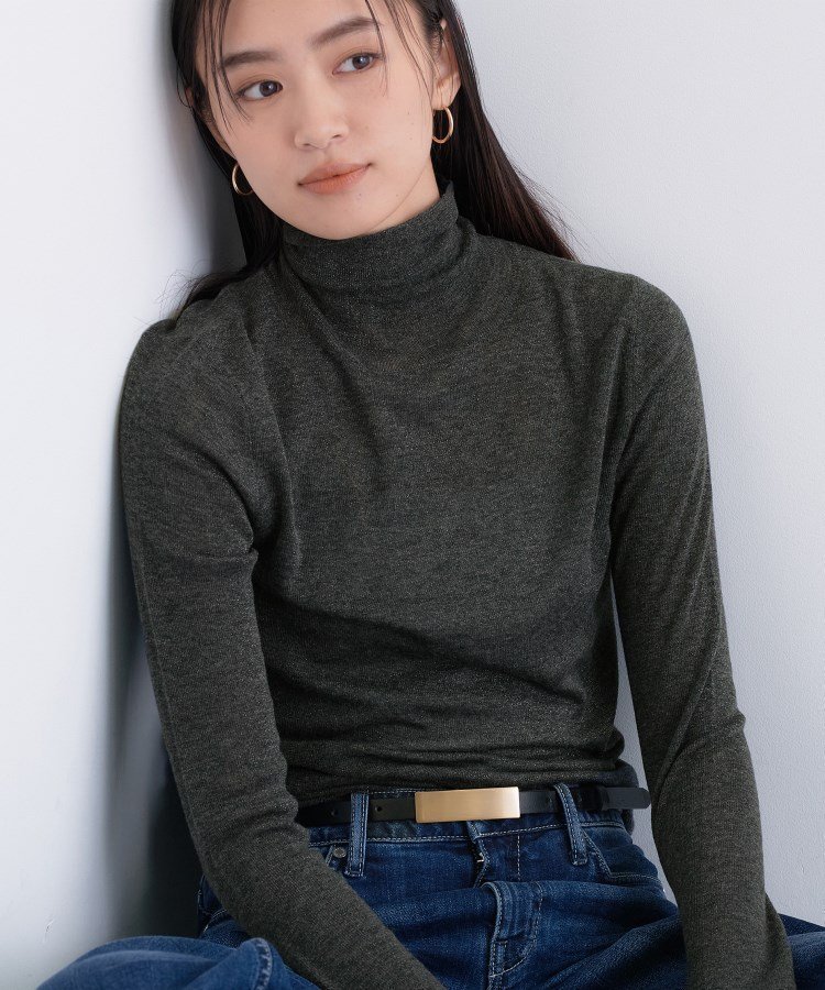 【インディヴィ/INDIVI】の【洗える/薄手/ラメ】シアーラメニット インテリア・キッズ・メンズ・レディースファッション・服の通販 founy(ファニー) ファッション Fashion レディースファッション Fashion for Women トップス・カットソー Cut & Sew Tops ニット Knit Tops & Sweaters 洗える Machine Washable カーディガン Cardigan, Knitwear 10月号 October Issue ジャケット Jacket, Outerwear スウェット / スエット Sweatshirt, Sweatwear スマート Smart, Elegant タートルネック Turtleneck, High Neck トレンド Trend, Trending Now なめらか Smooth, Silky Texture ベスト Vest, Waistcoat エレガント 上品 Elegant チャコールグレー|ID: prp329100004792525 ipo3291000000034773607