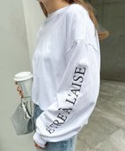 【アンドミー/andme】のコットン ロゴプリント ボリューム袖 Tシャツ オフホワイト|ID: prp329100004792527 ipo3291000000034773628