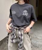 【アンドミー/andme】の企業ロゴ プリント 半袖 Tシャツ ANME アンメ チャコールグレー|ID: prp329100004792529 ipo3291000000034773648