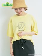 【サマンサモスモス/Samansa Mos2】の【SESAME STREET meets SM2】刺繍Tシャツ イエロー|ID: prp329100004792531 ipo3291000000034773695