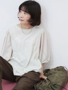 【サマンサモスモス/Samansa Mos2】の袖ボリュームTシャツ Sグレー|ID: prp329100004792533 ipo3291000000034773707