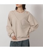 【ラコレ/LAKOLE】のレイヤードニットソー長袖 ベージュ|ID: prp329100004792544 ipo3291000000034773796