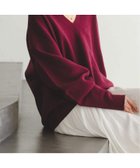 【ノーブル / スピック&スパン/NOBLE / Spick & Span】の《追加》カシミヤMIXスムースVプルオーバー2 人気、トレンドファッション・服の通販 founy(ファニー) ファッション Fashion レディースファッション Fashion for Women トップス・カットソー Cut & Sew Tops カジュアルプルオーバー・ニットトップス Pullovers & Knit Tops / Casual Pullovers シンプル Simple, Minimal デコルテ Décolleté, Neckline バランス Balance, Style Balance エレガント 上品 Elegant thumbnail ボルドー|ID: prp329100004792550 ipo3291000000035039010