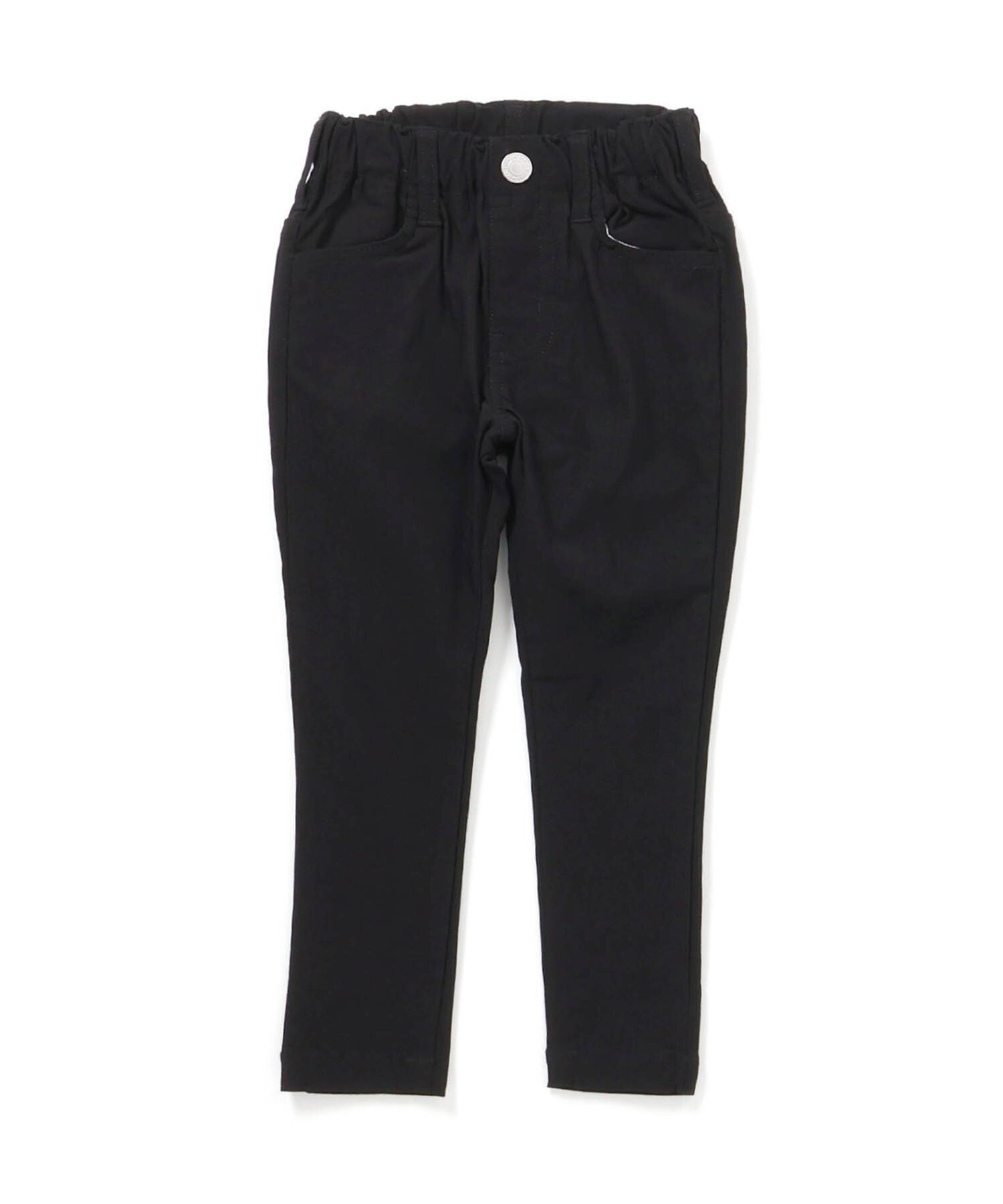 【エフオー オンラインストア/F.O.Online Store / KIDS】のあったからくらくスキニーパンツ 10分丈 インテリア・キッズ・メンズ・レディースファッション・服の通販 founy(ファニー) 　ファッション　Fashion　キッズファッション　Fashion for Kids　ボトムス　Bottoms　アニマル　Animal Print　ストレッチ　Stretch, Stretchy Fabric　デニム　Denim, Jeans Material　ブリーチ　Bleach, Washed Finish　ボトム　Bottoms, Lower Wear　ポケット　Pocket, Pocket Detail　無地　Plain, Solid Color　ユーズド　Used, Vintage-Look　冬　Winter / This Winter　おすすめ　Recommended / Our Picks　ブラック|ID: prp329100004792559 ipo3291000000034773908