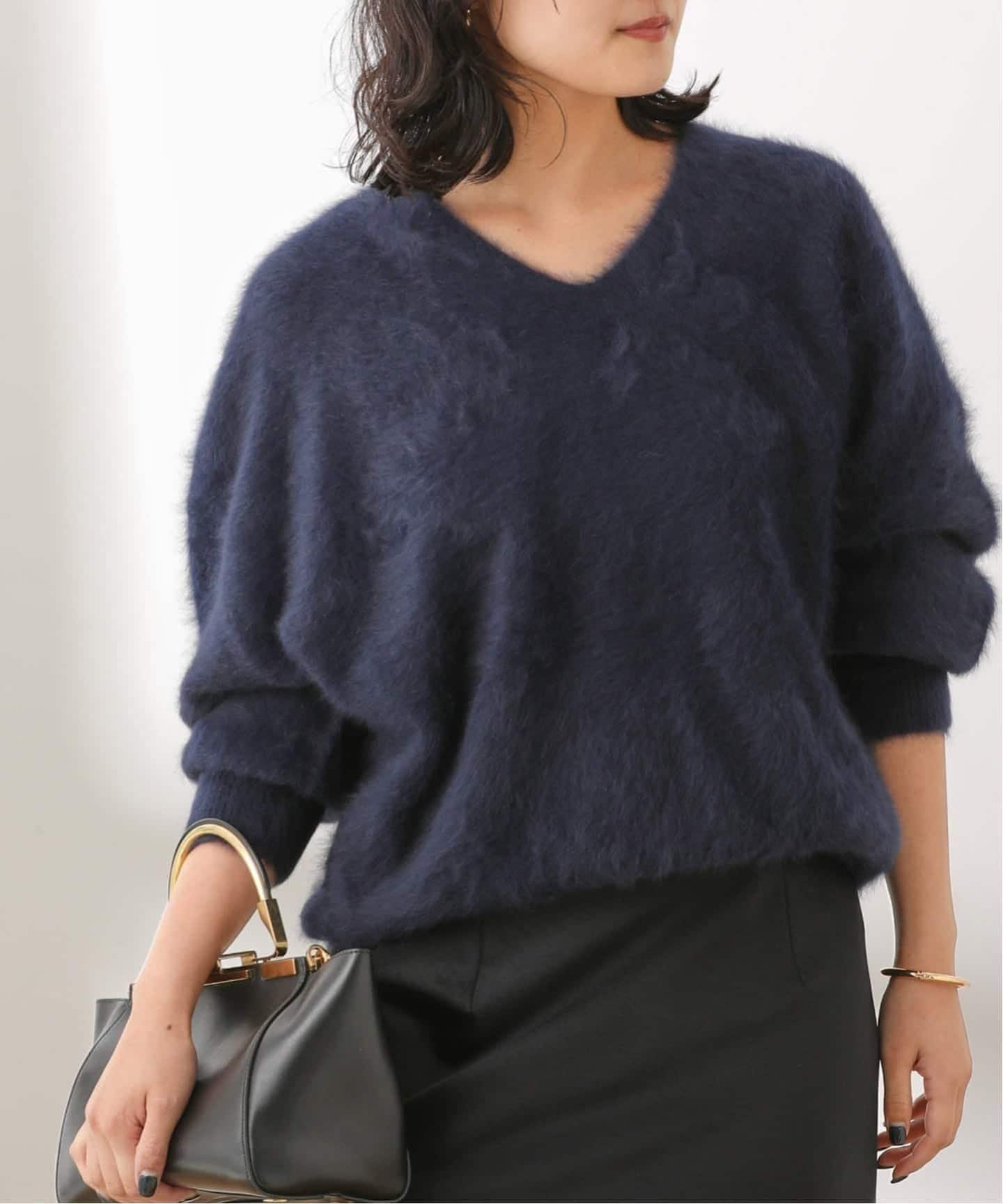 【ジャーナルスタンダード レサージュ/journal standard L'essage】の《追加2》FOX CASHMERE Vネックプルオーバー インテリア・キッズ・メンズ・レディースファッション・服の通販 founy(ファニー) 　ファッション　Fashion　レディースファッション　Fashion for Women　トップス・カットソー　Cut & Sew Tops　カジュアルプルオーバー・ニットトップス　Pullovers & Knit Tops / Casual Pullovers　Vネックトップス　V-Neck Tops / V-Cut Neckline Shirts　2025年　2025　2025-2026秋冬・A/W　Autumn/Winter 2025–26 AW25–26　カーディガン　Cardigan, Knitwear　エレガント 上品　Elegant　人気　Popular, Best Seller　ネイビー|ID: prp329100004792560 ipo3291000000034773920