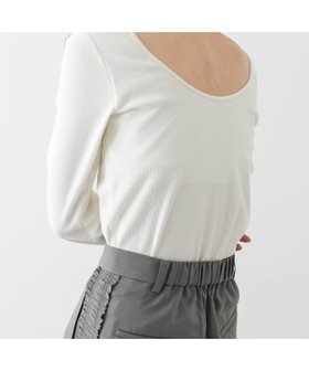 【センスオブプレイス/SENSE OF PLACE by URBAN RESEARCH】のカップツキバックオープンリブトップ 人気、トレンドファッション・服の通販 founy(ファニー) ファッション Fashion レディースファッション Fashion for Women バッグ Bags 2025年 2025 2025春夏・S/S Spring/Summer 2025 SS25 インナー Innerwear 夏 Summer S/S・春夏 SS, Spring/Summer, Warm Season 羽織 Haori, Light Jacket |ID:prp329100004792570