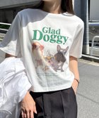 【アンドミー/andme】のドッグ ロゴ プリント 半袖 Tシャツ Freesia フリージア オフホワイト|ID: prp329100004792580 ipo3291000000034774039
