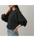 【グローバルワーク/GLOBAL WORK】のMATINEE LINE/ライトジョーゼットラグランプルオーバー/583877 人気、トレンドファッション・服の通販 founy(ファニー) ファッション Fashion レディースファッション Fashion for Women トップス・カットソー Cut & Sew Tops カジュアルプルオーバー・ニットトップス Pullovers & Knit Tops / Casual Pullovers おすすめ Recommended / Our Picks カットソー Cut and Sewn Top ジョーゼット Georgette, Semi-Sheer Fabric ストレッチ Stretch, Stretchy Fabric thumbnail ブラック09|ID: prp329100004792597 ipo3291000000034774180