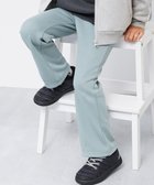 【デビロック/devirock / KIDS】のRICH WARM 裏シャギー えらべる無地 花柄 セミフレアパンツ スウェットパンツ 25AW 002-ダスティブルー|ID: prp329100004792629 ipo3291000000034774532