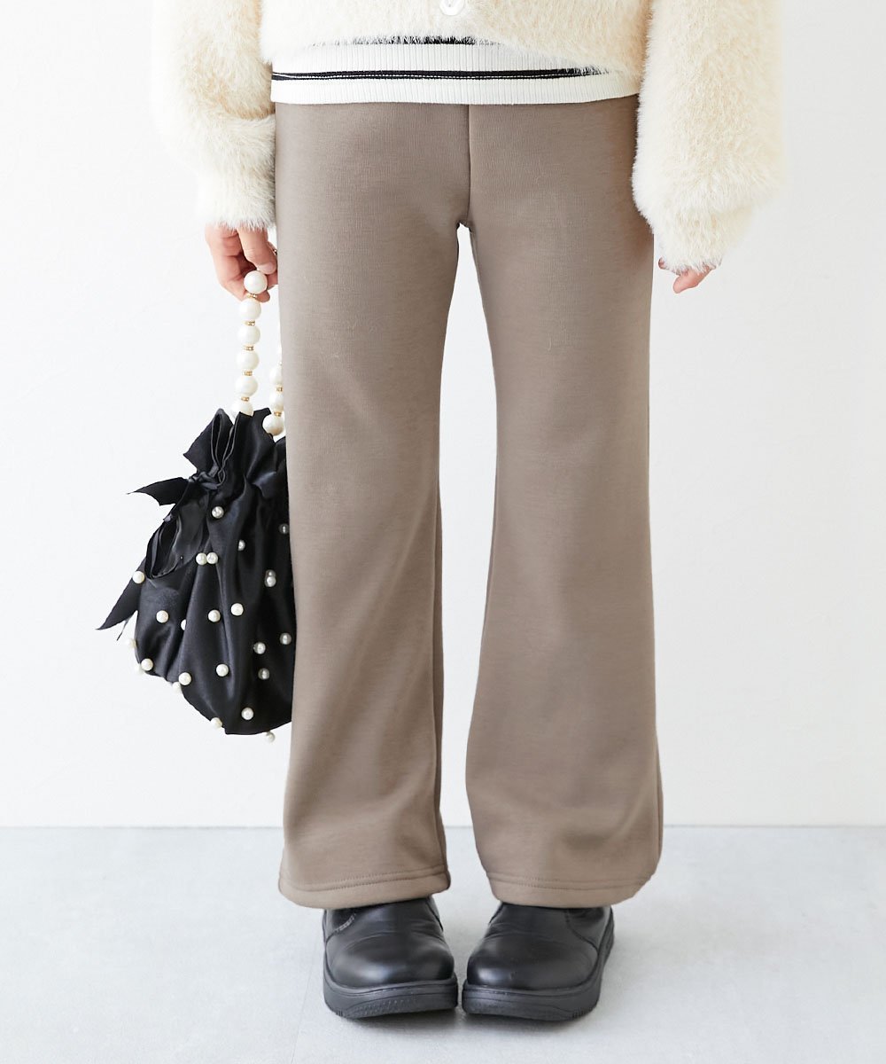 【デビロック/devirock / KIDS】のRICH WARM 裏シャギー えらべる無地 花柄 セミフレアパンツ スウェットパンツ 25AW インテリア・キッズ・メンズ・レディースファッション・服の通販 founy(ファニー) ファッション Fashion キッズファッション Fashion for Kids ボトムス Bottoms なめらか Smooth, Silky Texture ブランケット Blanket, Throw Blanket 無地 Plain, Solid Color 冬 Winter / This Winter おすすめ Recommended / Our Picks 2025年 2025 2025-2026秋冬・A/W Autumn/Winter 2025–26 AW25–26 003-Dグレージュ|ID: prp329100004792629 ipo3291000000034774533