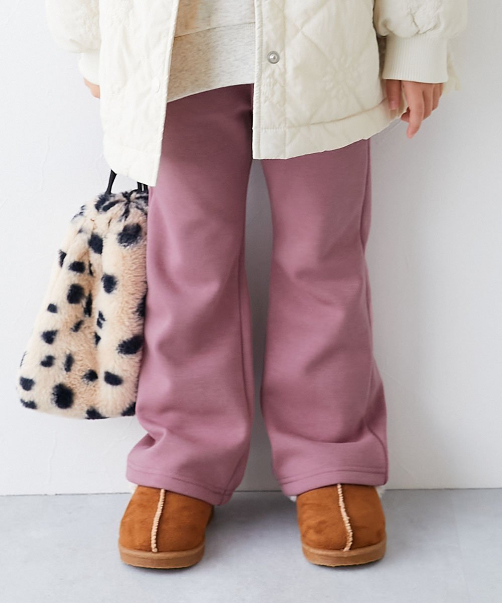 【デビロック/devirock / KIDS】のRICH WARM 裏シャギー えらべる無地 花柄 セミフレアパンツ スウェットパンツ 25AW インテリア・キッズ・メンズ・レディースファッション・服の通販 founy(ファニー) ファッション Fashion キッズファッション Fashion for Kids ボトムス Bottoms なめらか Smooth, Silky Texture ブランケット Blanket, Throw Blanket 無地 Plain, Solid Color 冬 Winter / This Winter おすすめ Recommended / Our Picks 2025年 2025 2025-2026秋冬・A/W Autumn/Winter 2025–26 AW25–26 004-オールドピンク|ID: prp329100004792629 ipo3291000000034774534