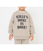 【エフオー オンラインストア/F.O.Online Store / KIDS】のWEB限定 あったか裏起毛ロゴトレーナー(セットアップ可) ベージュ|ID: prp329100004792654 ipo3291000000034774745