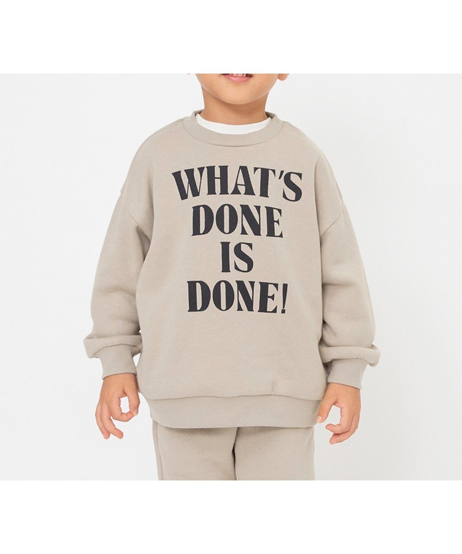 【エフオー オンラインストア/F.O.Online Store / KIDS】のWEB限定 あったか裏起毛ロゴトレーナー(セットアップ可) インテリア・キッズ・メンズ・レディースファッション・服の通販 founy(ファニー) ファッション Fashion キッズファッション Fashion for Kids おすすめ Recommended / Our Picks イエロー Yellow セットアップ Set-Up, Coordinated Outfit トレーナー Sweatshirt, Trainer パープル Purple, Violet 冬 Winter / This Winter 定番 Standard, Basic Item A/W・秋冬 Autumn/Winter ベージュ|ID: prp329100004792654 ipo3291000000034774745