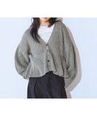 【ジーナシス/JEANASiS】の7GアゼペプラムVカーディガン グレー系その他|ID: prp329100004792659 ipo3291000000034774795