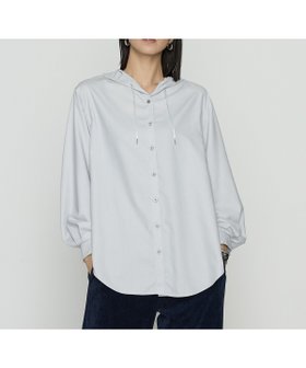 【コムサ/COMME CA】の+サイズ マイクロスパン フード付きブラウス 人気、トレンドファッション・服の通販 founy(ファニー) ファッション Fashion レディースファッション Fashion for Women トップス・カットソー Cut & Sew Tops シャツ・ブラウス・オフィスカジュアル Elegant Blouses & Button-Ups インナー Innerwear ドレープ Drape, Draping Fabric ブロード Broadcloth, Fine Cotton ベスト Vest, Waistcoat リラックス Relax, Relaxed Fit エレガント 上品 Elegant 定番 Standard, Basic Item |ID:prp329100004792661