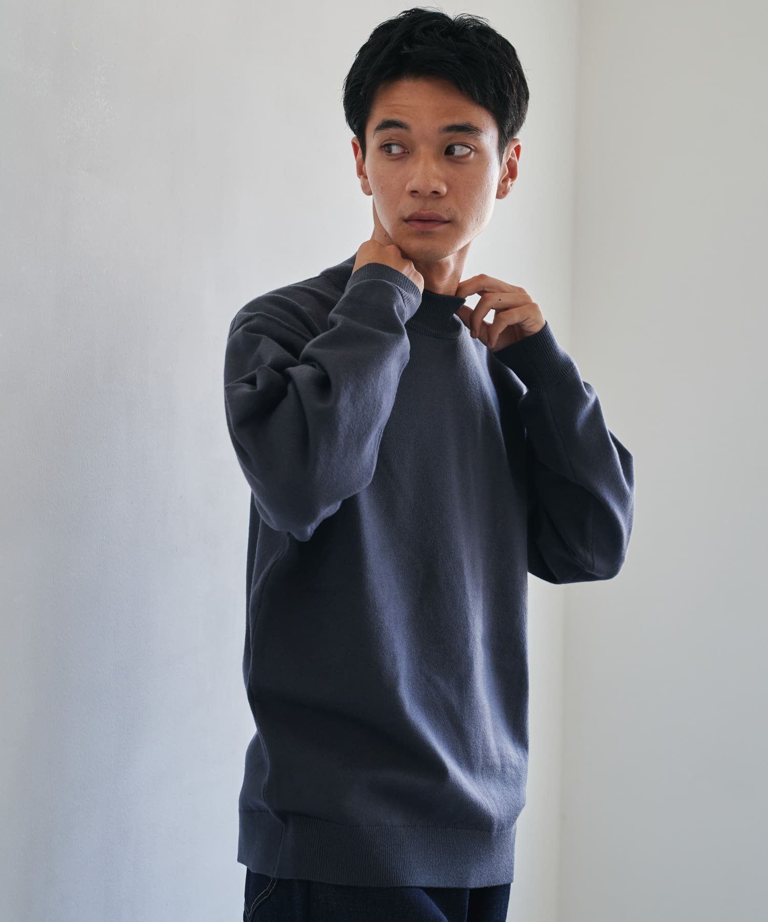 【アーバンリサーチ ドアーズ/URBAN RESEARCH DOORS / MEN】の『仁村紗和さん着用』『UR TECH 200日ニット』 モックネック インテリア・キッズ・メンズ・レディースファッション・服の通販 founy(ファニー) ファッション Fashion メンズファッション Fashion for Men 2025年 2025 2025-2026秋冬・A/W Autumn/Winter 2025–26 AW25–26 冬 Winter / This Winter おすすめ Recommended / Our Picks ベーシック Basic, Essential モックネック Mock Neck, Short Turtleneck A/W・秋冬 Autumn/Winter C.NAVY|ID: prp329100004792670 ipo3291000000034774872