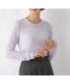 【レプシィム ローリーズファーム/LEPSIM LOWRYS FARM】のテンセル混長袖クルーロンT パープル91|ID: prp329100004792671 ipo3291000000034774882