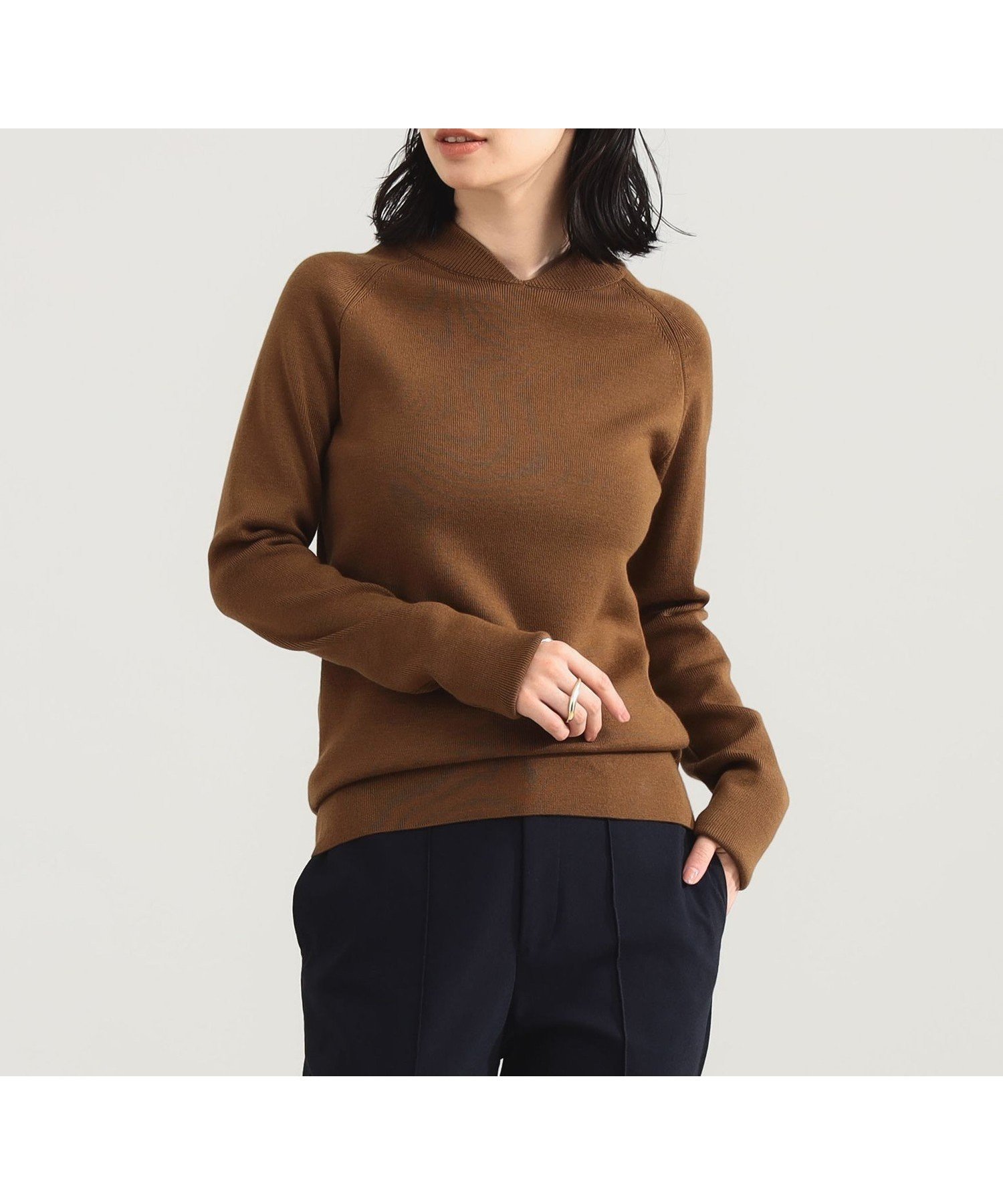 【デミルクス ビームス/Demi-Luxe BEAMS】のAK+1 / MA-1 リブカラー プルオーバー インテリア・キッズ・メンズ・レディースファッション・服の通販 founy(ファニー) ファッション Fashion レディースファッション Fashion for Women トップス・カットソー Cut & Sew Tops カジュアルプルオーバー・ニットトップス Pullovers & Knit Tops / Casual Pullovers シンプル Simple, Minimal ストレッチ Stretch, Stretchy Fabric スラックス Slacks, Dress Pants デニム Denim, Jeans Material フィット Fit, Slim Fit フォルム Silhouette, Form フレア Flare, Flared ベーシック Basic, Essential レギュラー Regular, Standard Fit おすすめ Recommended / Our Picks エレガント 上品 Elegant CAMEL|ID: prp329100004792687 ipo3291000000034774983