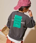 【デビロック/devirock / KIDS】のデビラボ プリント 裏起毛 BIGシルエットトレーナー トレーナー トップス 25AW 011-バックロゴ2-スミクロ|ID: prp329100004792700 ipo3291000000034775064