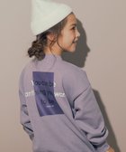 【デビロック/devirock / KIDS】のデビラボ プリント 裏起毛 BIGシルエットトレーナー トレーナー トップス 25AW 012-バックロゴ2-Gバイオレット|ID: prp329100004792700 ipo3291000000035148631