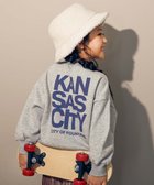 【デビロック/devirock / KIDS】のデビラボ プリント 裏起毛 BIGシルエットトレーナー トレーナー トップス 25AW 009-バックロゴ-杢グレー|ID: prp329100004792700 ipo3291000000035204500