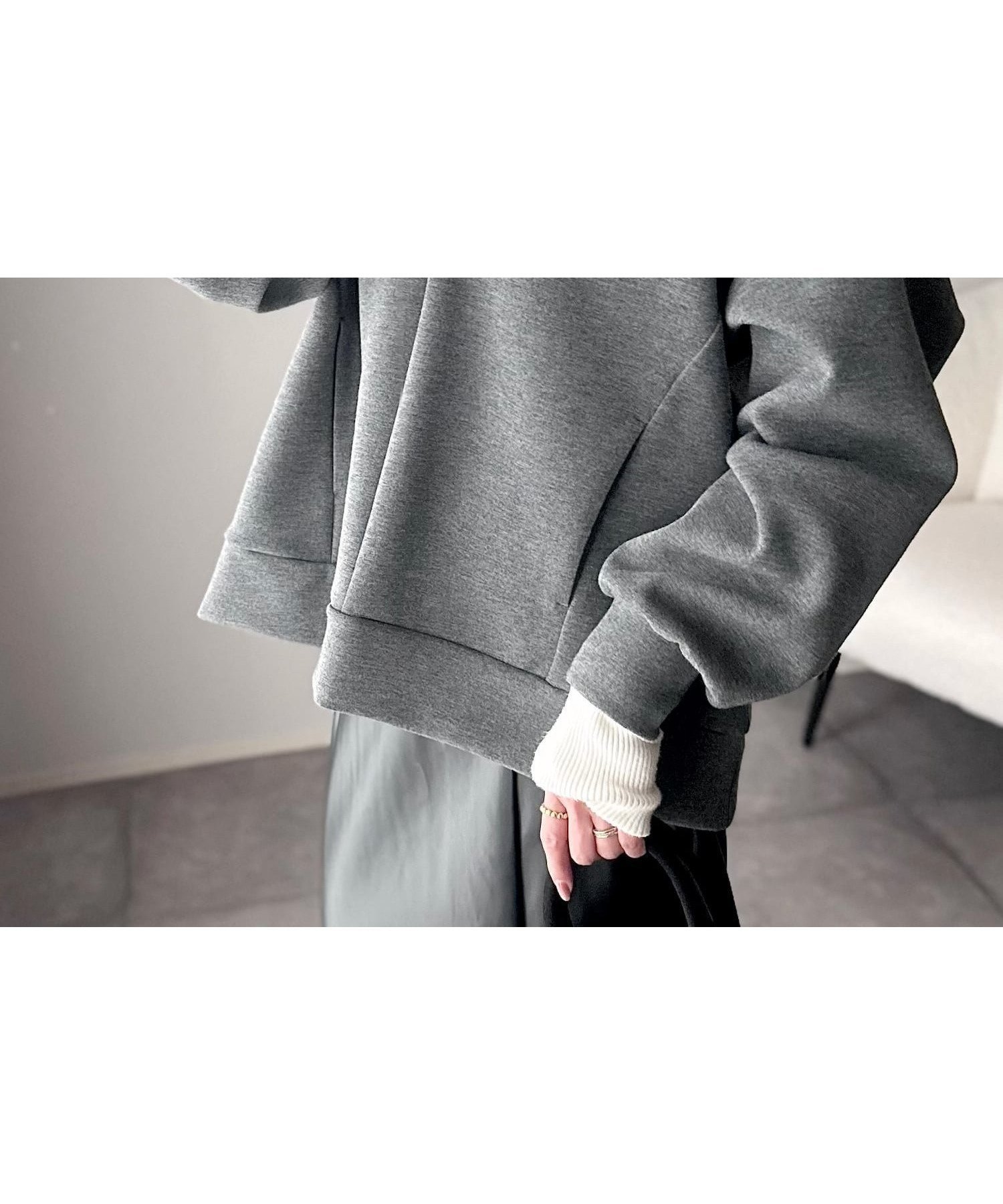 【スタイルドア/STYLEDOOR】のダンボールフロント2wayフーディ- インテリア・キッズ・メンズ・レディースファッション・服の通販 founy(ファニー) 　ファッション　Fashion　レディースファッション　Fashion for Women　アウトドア　Outdoor Clothing　インナー　Innerwear　洗える　Machine Washable　キャミソール　Camisole, Spaghetti Strap Top　シルバー　Silver, Metallic Silver　タンク　Tank Top, Sleeveless Top　フォルム　Silhouette, Form　フロント　Front, Front Design　ボトム　Bottoms, Lower Wear　ポケット　Pocket, Pocket Detail　エレガント 上品　Elegant　Mグレー|ID: prp329100004792705 ipo3291000000034937461