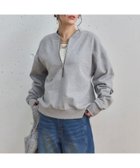【ドゥ アルシーヴ/Doux archives】のUSコットンハーフZIPプルオーバー GRAY|ID: prp329100004792729 ipo3291000000034884406