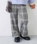 【デビロック/devirock / KIDS】のRICH WARM 裏シャギープリント フレアパンツ スウェットパンツ ロングパンツ 25AW 005-チェック-ブラック|ID: prp329100004792750 ipo3291000000034775428