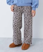 【デビロック/devirock / KIDS】のRICH WARM 裏シャギープリント フレアパンツ スウェットパンツ ロングパンツ 25AW 003-ブチ-グレージュ|ID: prp329100004792750 ipo3291000000034775432